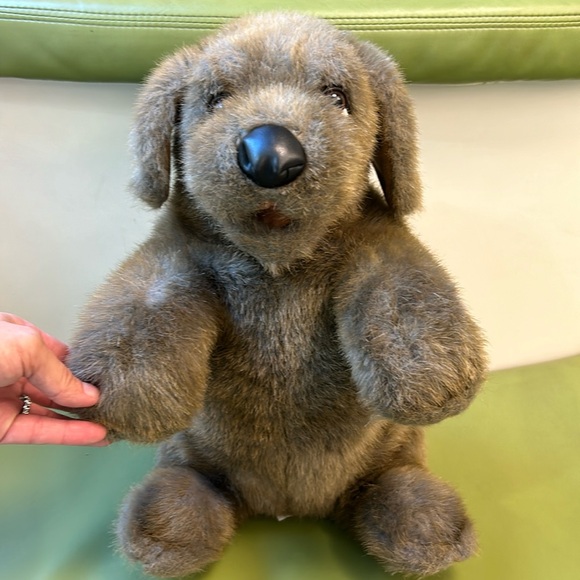 Folkmanis Sitting Dog Hand Puppet - Picture 4 of 9